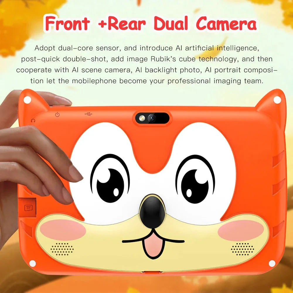 Tablette pour enfants BDF 7 pouces - Android 13, 4 Go de RAM, 64 Go de stockage
