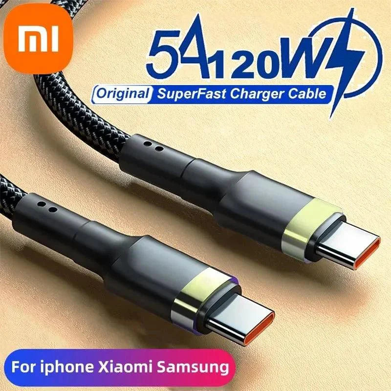 Cargador Rápido Xiaomi 120W con Cable USB Tipo-C