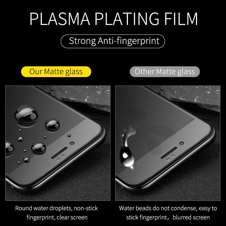 3-Pack Frosted Matte Ceramic Screen Protectors for iPhone