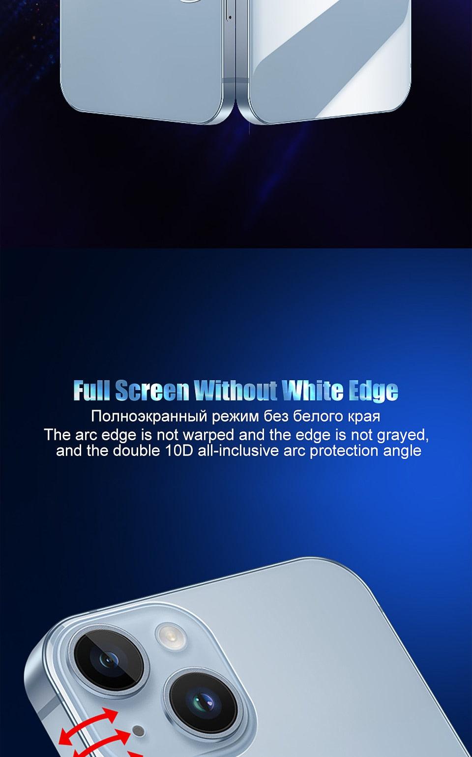 Premium Full Cover Back Film for iPhone Models