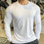 Camisa de Entrenamiento de Manga Larga de Secado Rápido para Hombres