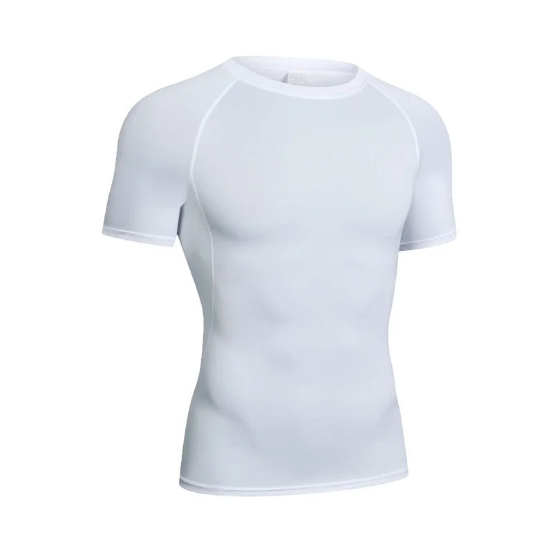 Camisa de Gimnasio de Manga Larga de Compresión para Hombre