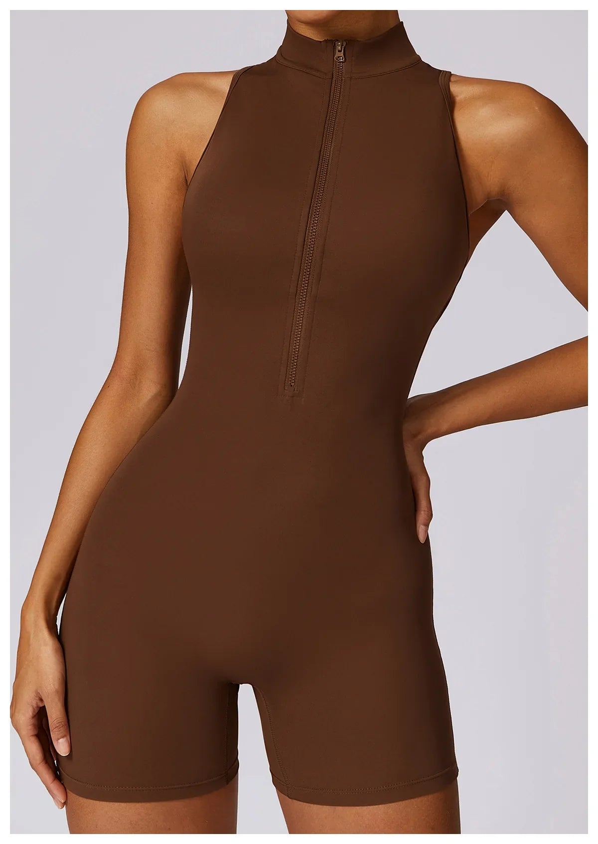 Women’s Sleeveless Slim Jumpsuit for Activewear