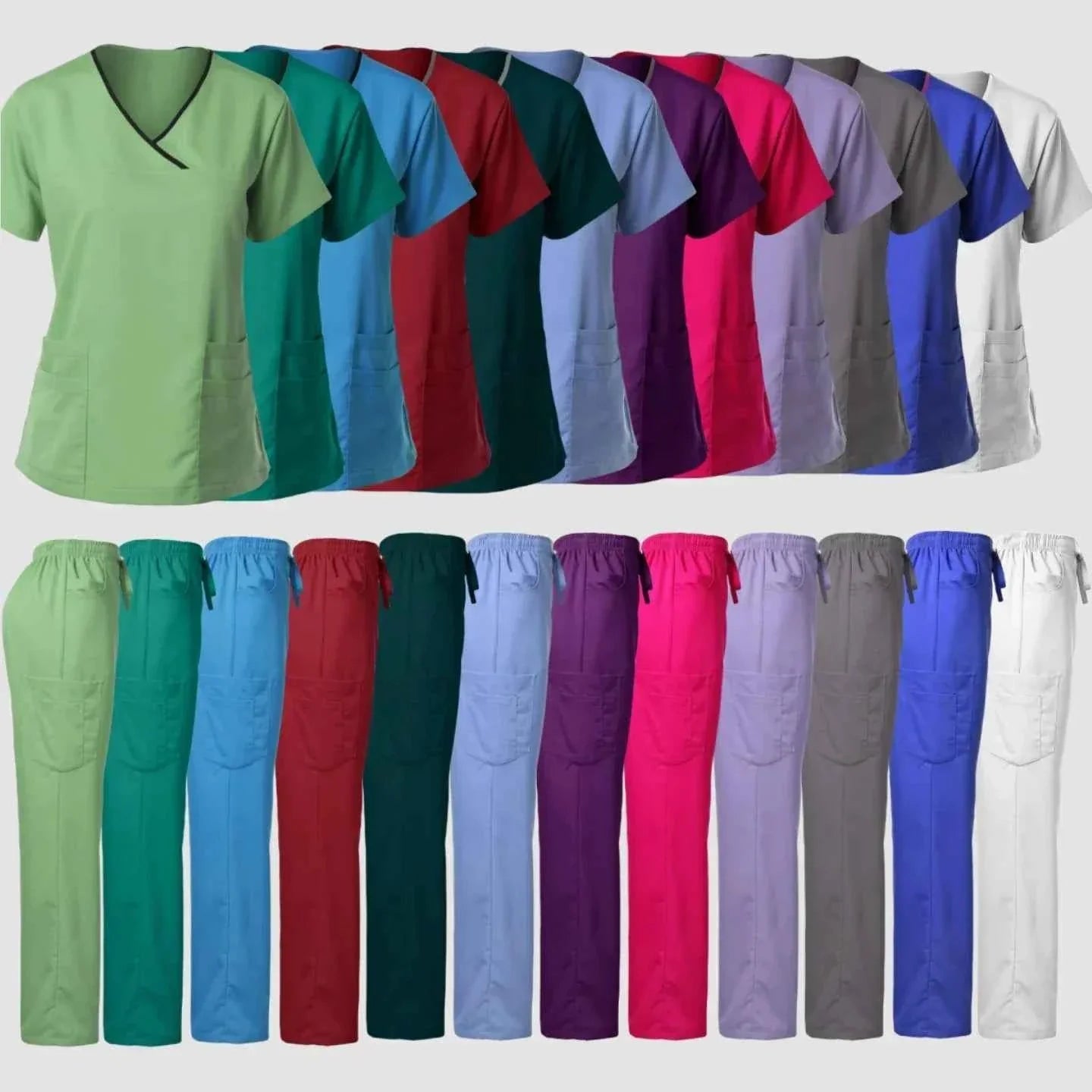 Premium Women's Medical Scrub Uniform Set