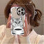 Customizable Cute Cat Phone Case for iPhone 11-14