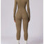Premium Long Sleeved Yoga Jumpsuit with Zipper
