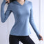 BreatheFit Sudadera de Yoga de Manga Larga para Mujer