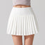 VITALINOVO Flowy Pleat Skort: High-Waist, Pocketed, Comfy