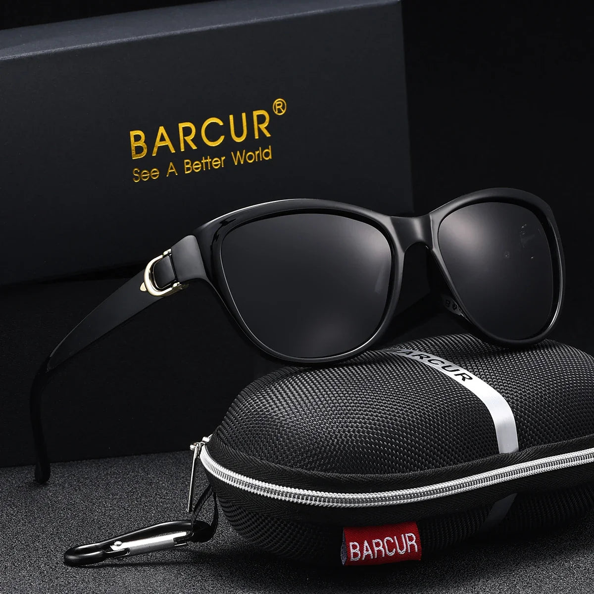 Gafas de sol de moda para hombres BARCUR polarizadas - Protección UV400 elegante