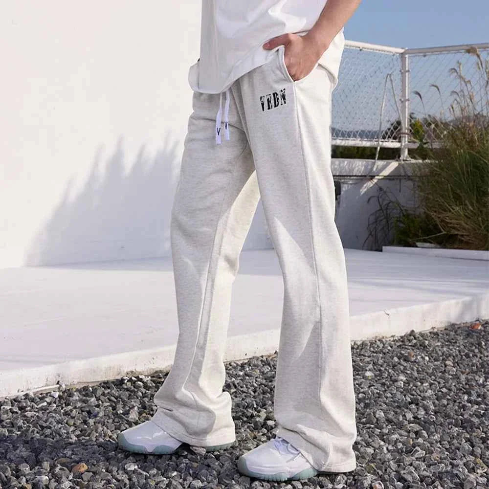 Pantalones de chándal casuales para hombre con cordón