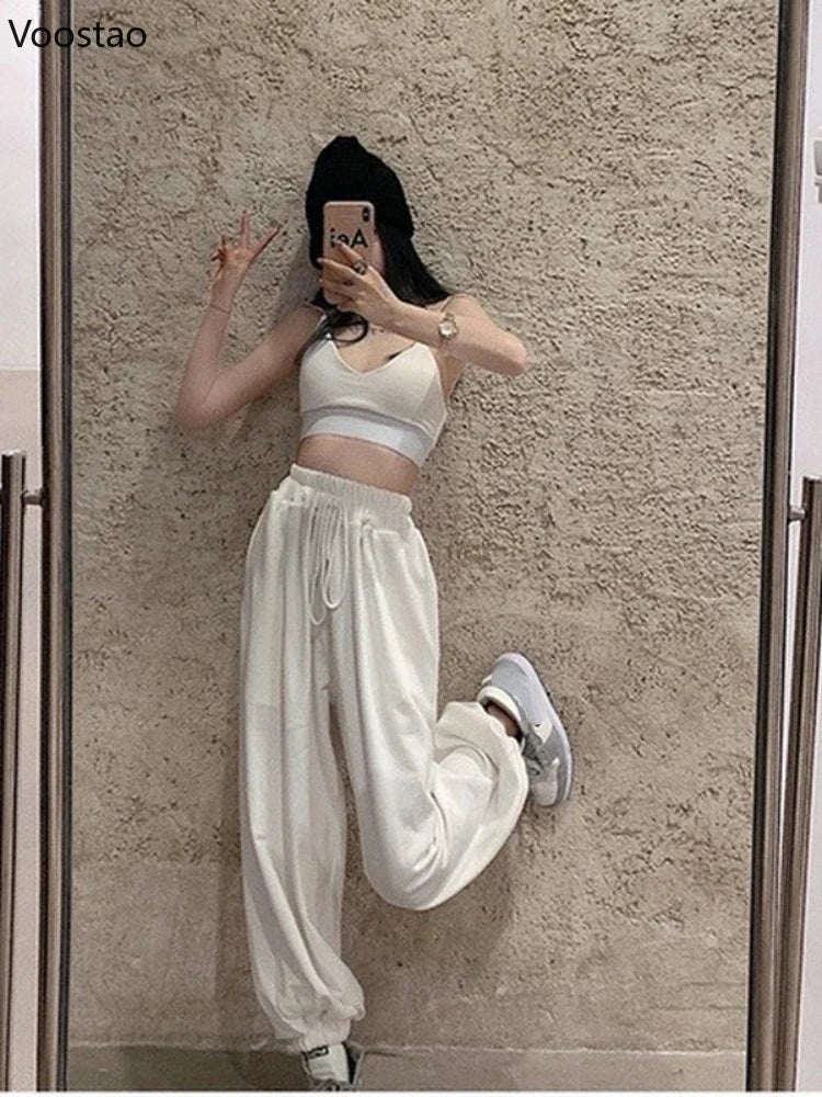 Joggers Blancos Elegantes para Mujeres