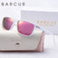 Lunettes de soleil polarisées blanches et roses tendance BARCUR pour femmes