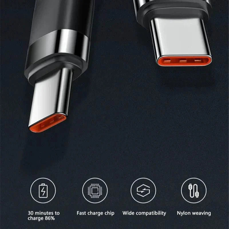 Cargador Rápido Xiaomi 120W con Cable USB Tipo-C