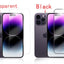 4Pcs Full Cover Tempered Glass Screen Protector for iPhone