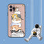Cat Art Phone Case for iPhone - Clear Protective Cover