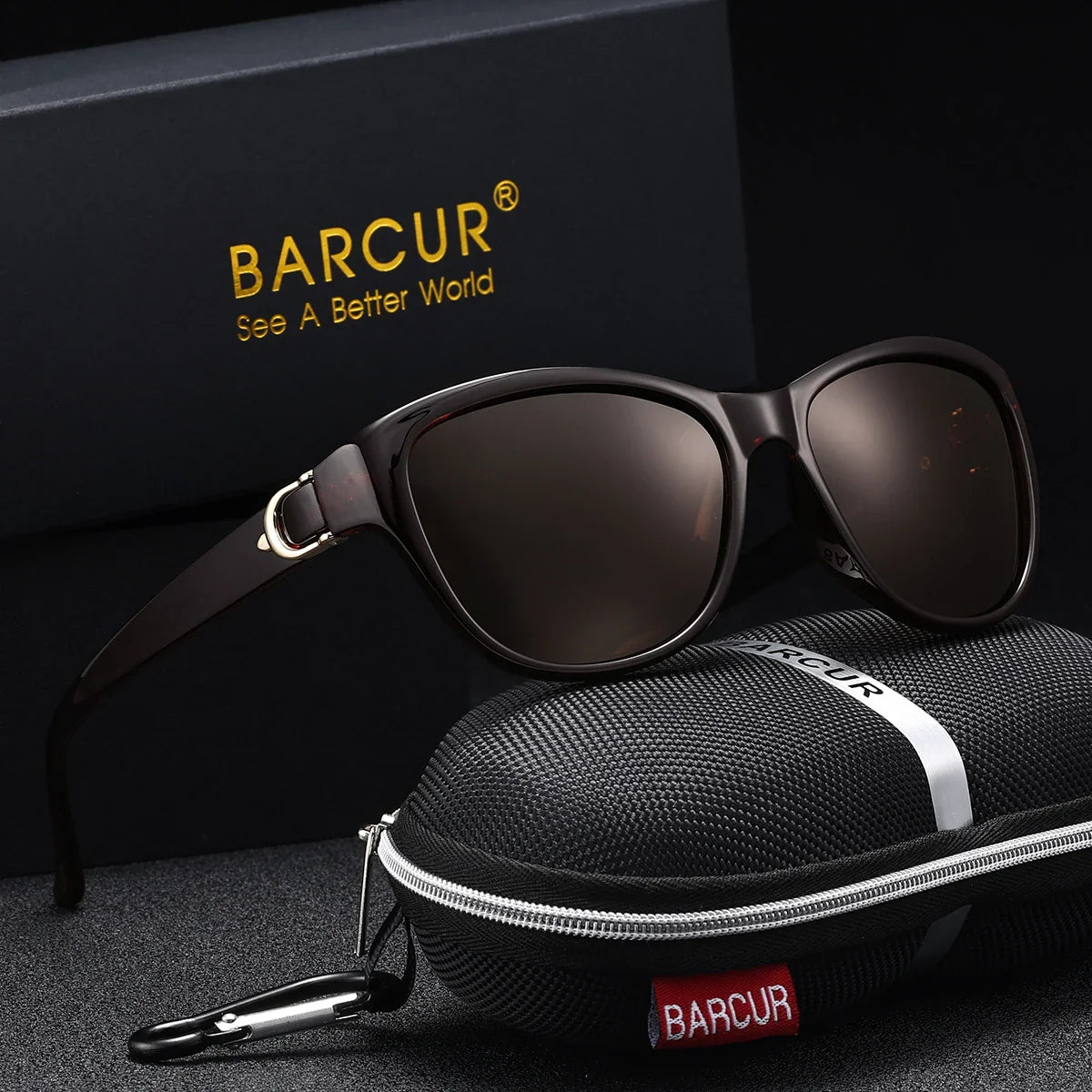 Gafas de sol de moda para hombres BARCUR polarizadas - Protección UV400 elegante