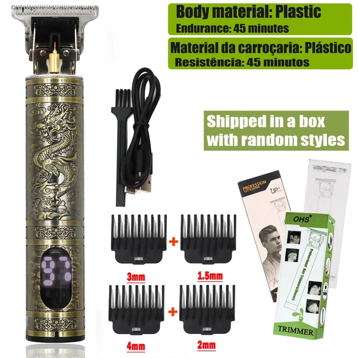 T9 Precision Hair Clipper for Effortless Grooming