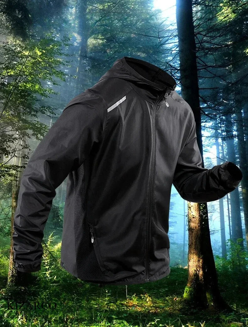 Veste de course à capuche premium