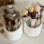 Rangement de pinceaux de maquillage de bureau élégant avec couvercle