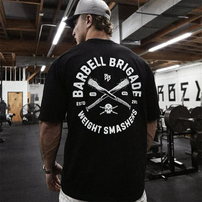 LiftMax Brigade: Oversized Unisex Gym Tee