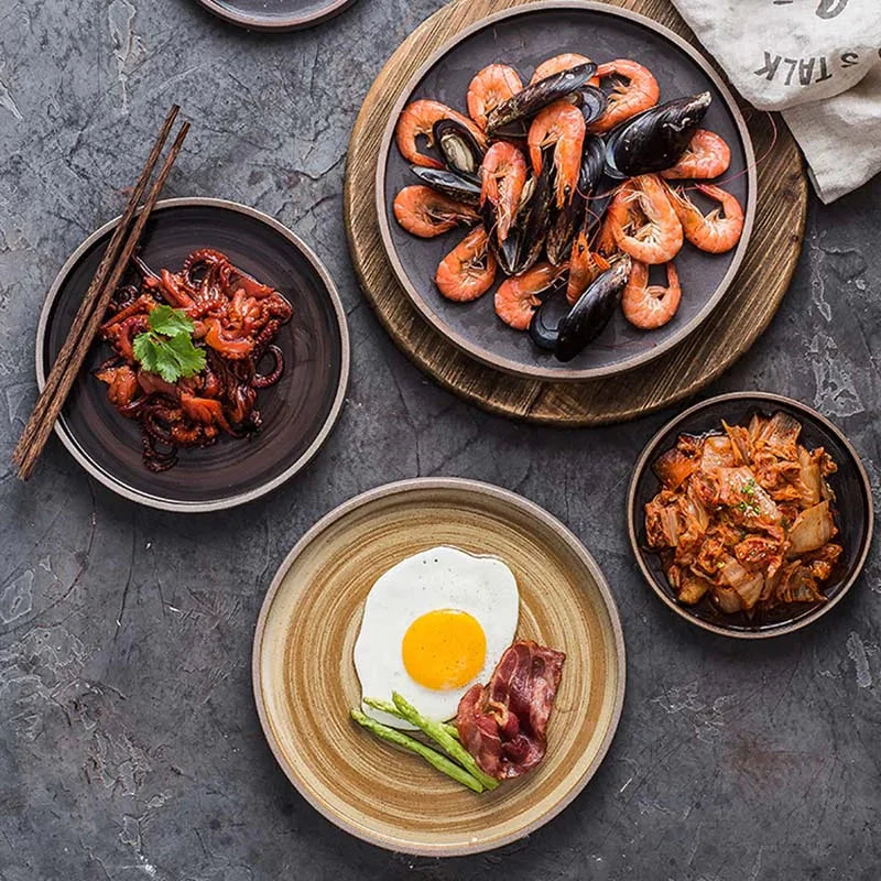 Japanese-Style Steak Plate for Elegant Dining