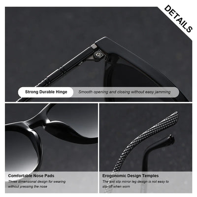 BARCUR Pink Fashion Round Sunglasses for Women
