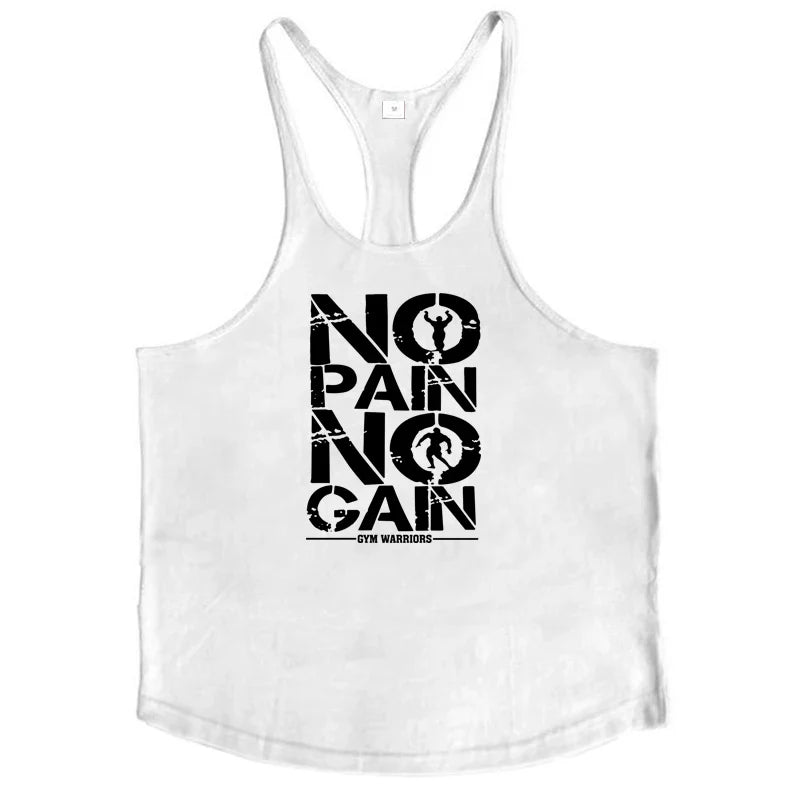 NO PAIN NO GAIN Camiseta Sin Mangas para Hombre