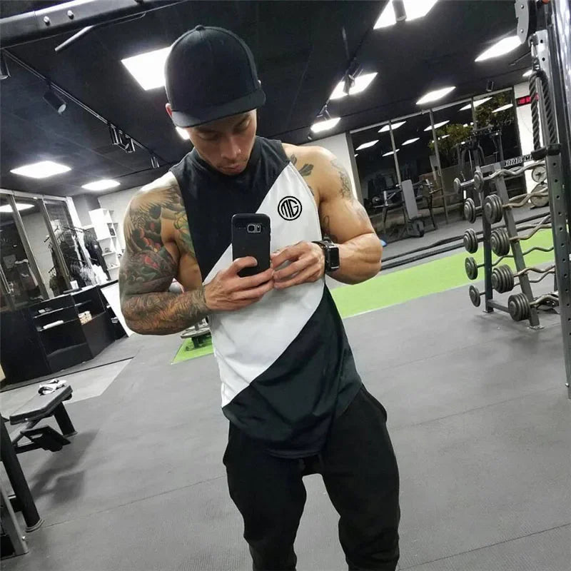MuscleFlex Stringer Vest: Stylish Activewear Tank