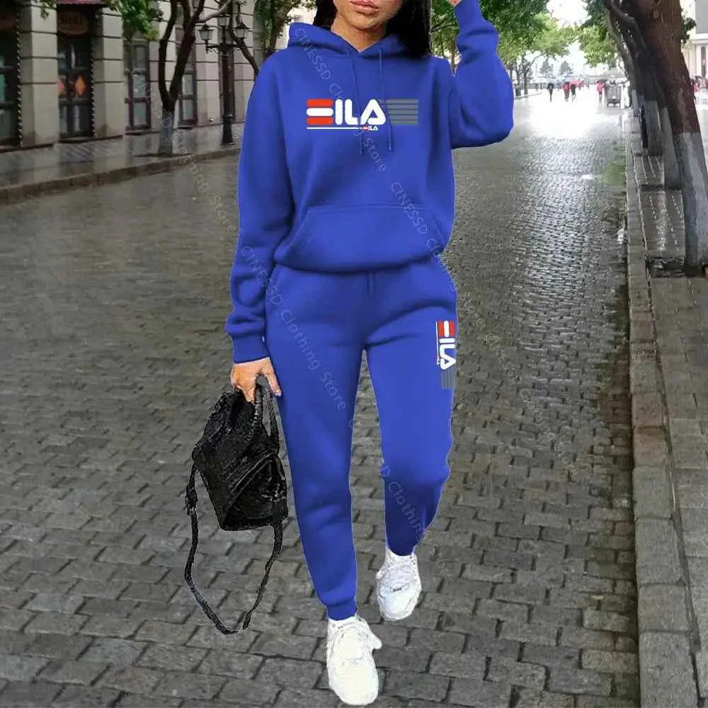 Ensemble de sweat à capuche et pantalon de luxe pour femmes
