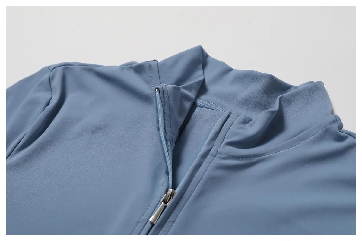 Premium Long Sleeved Yoga Jumpsuit with Zipper
