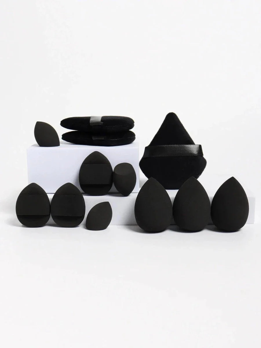 Ensemble de 12 éponges à maquillage polyvalentes