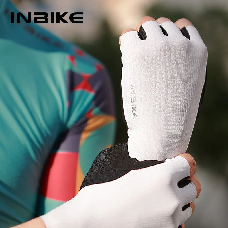 Gants de cyclisme à demi-doigts INBIKE pour hommes et femmes