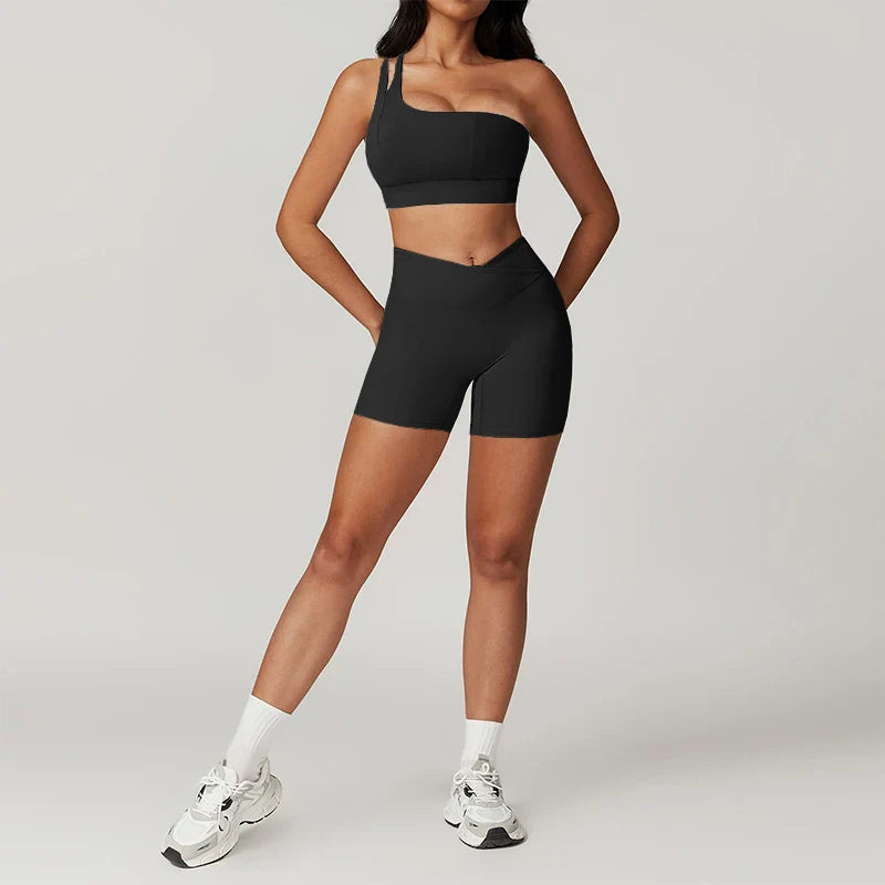 Conjunto de Mallas y Shorts Push-Up para Mujer
