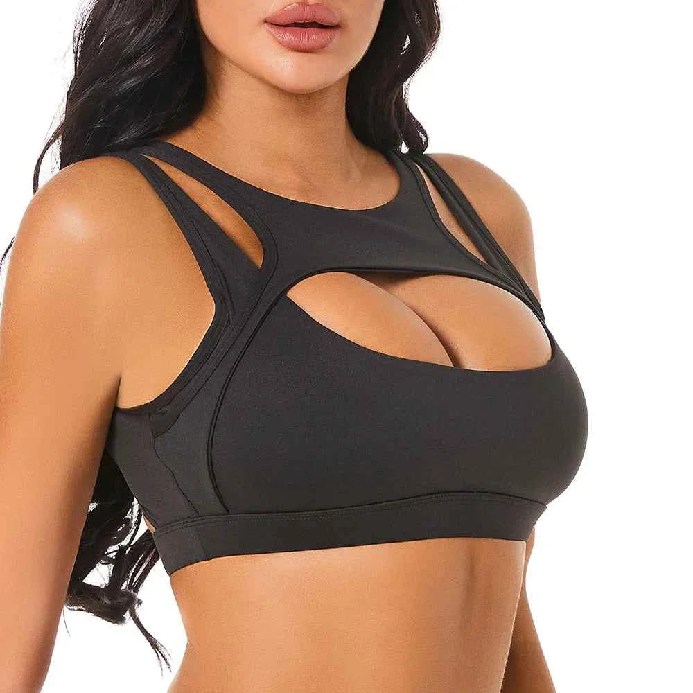 Premium Push Up Sports Bra with Removable Cups