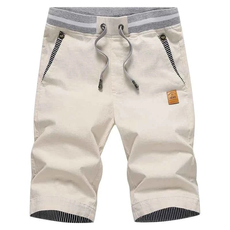 Shorts de Jogging Décontractés en Coton et Lin pour Hommes 4XL