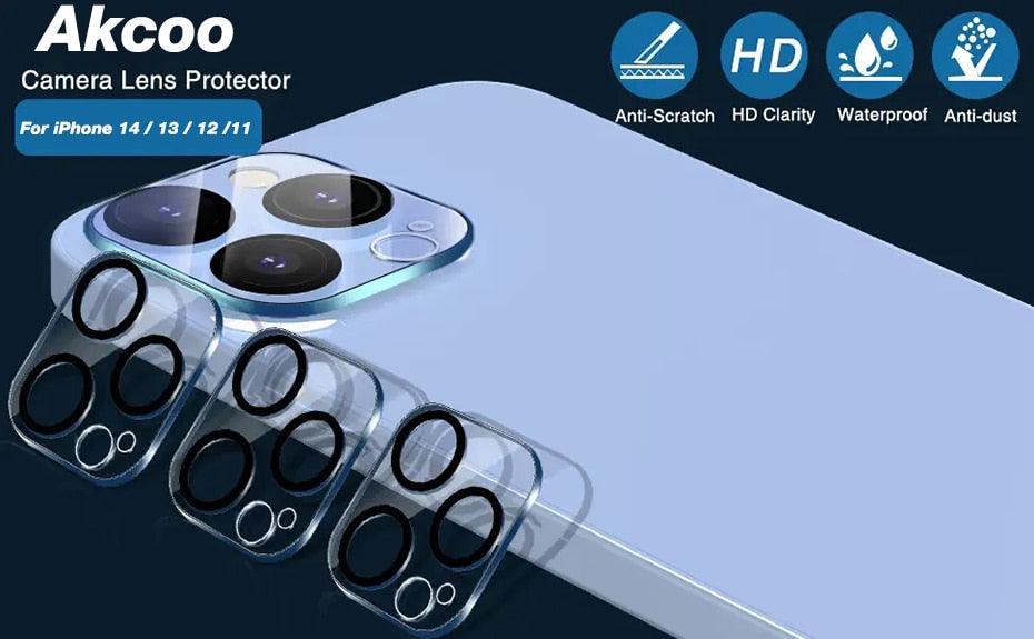 Protecteur d'objectif en verre trempé 3PCS pour iPhone