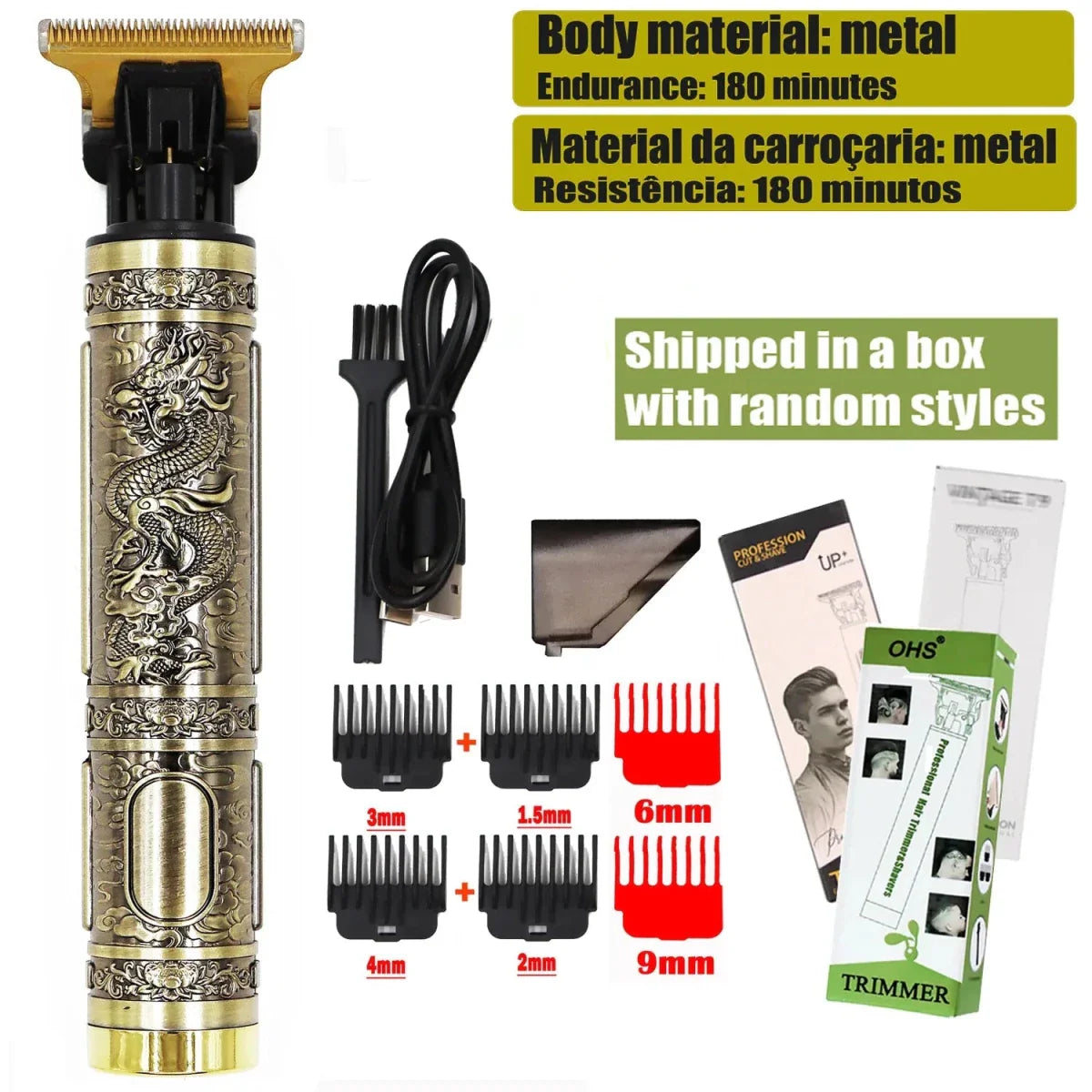 T9 Precision Hair Clipper for Effortless Grooming