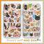 Funda de teléfono linda de gato y perro para modelos de iPhone y Samsung