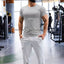 T-shirts de sport pour hommes grande taille en tissu Dry Fit