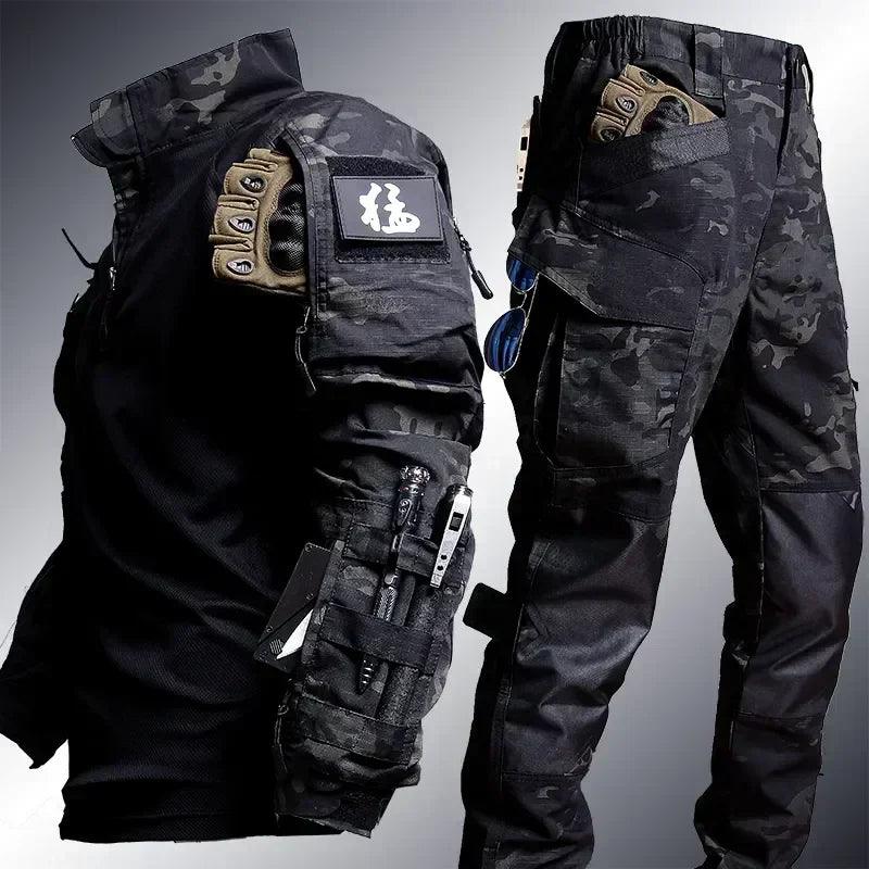 Ensemble de Vêtements Tactiques pour Hommes pour Aventures en Plein Air