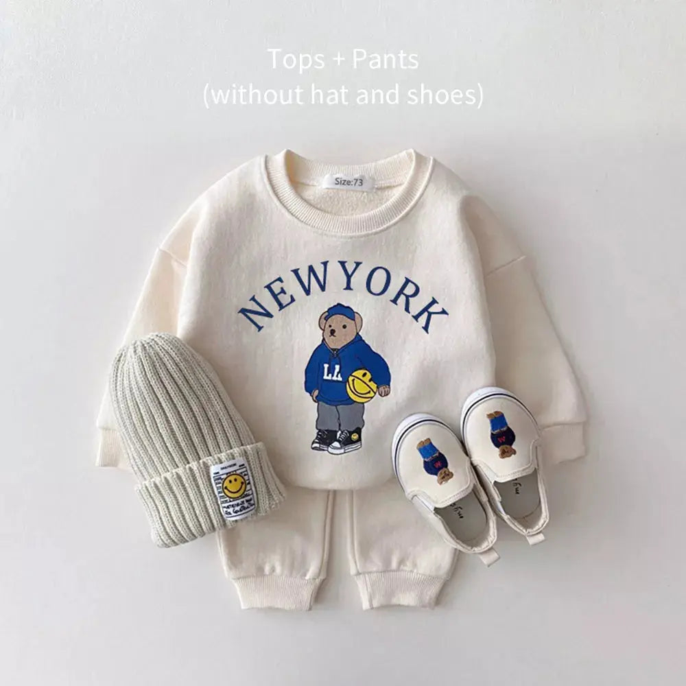Conjunto de Sudadera y Pantalones Casual para Bebé