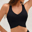 Anfilia Ruched Racerback Sports Bra Top