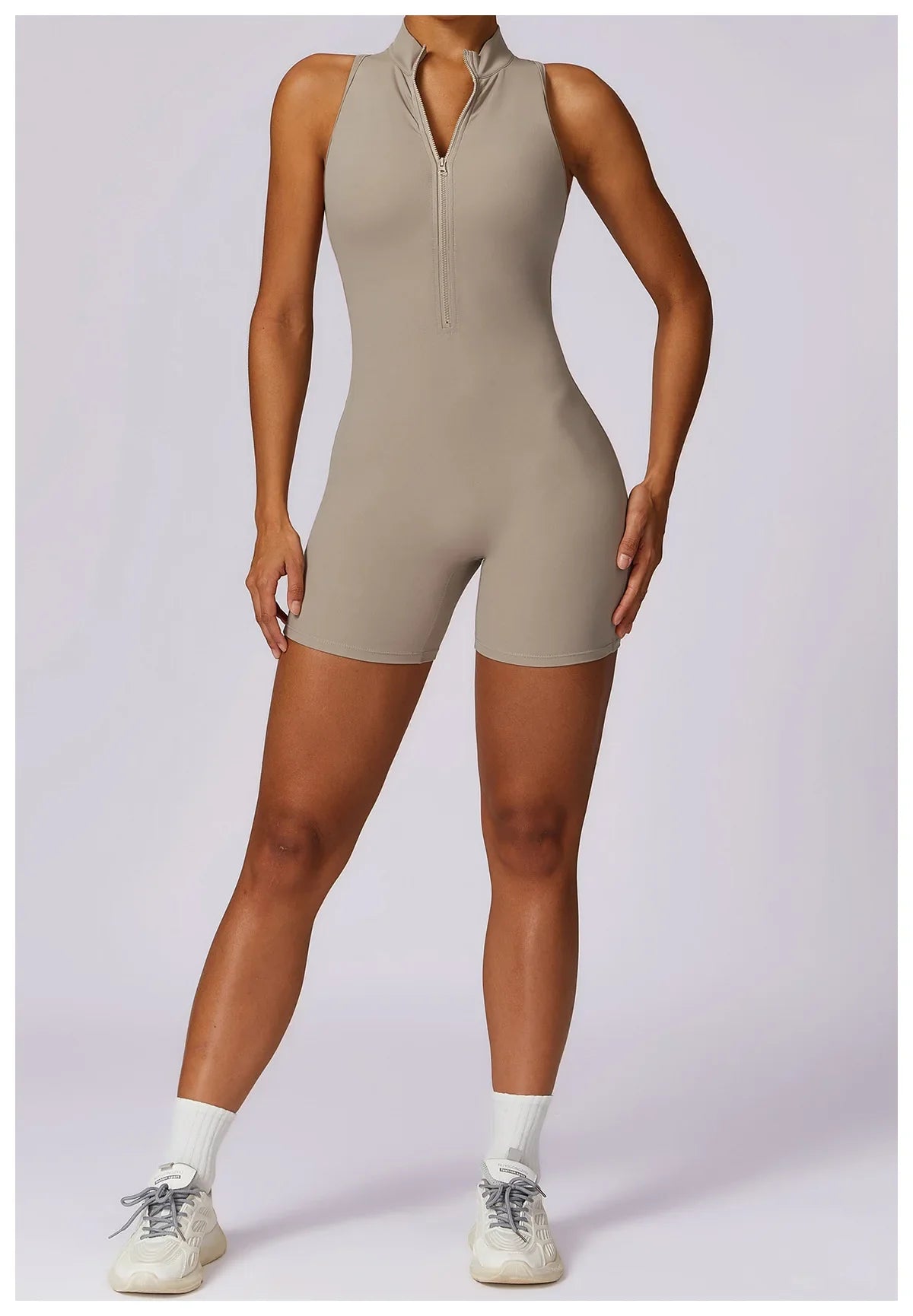 Women’s Sleeveless Slim Jumpsuit for Activewear