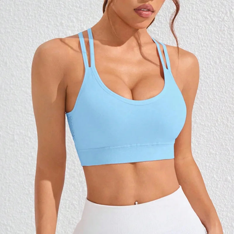 Premium Push-Up Yoga Sports Bra & Gym Crop Top