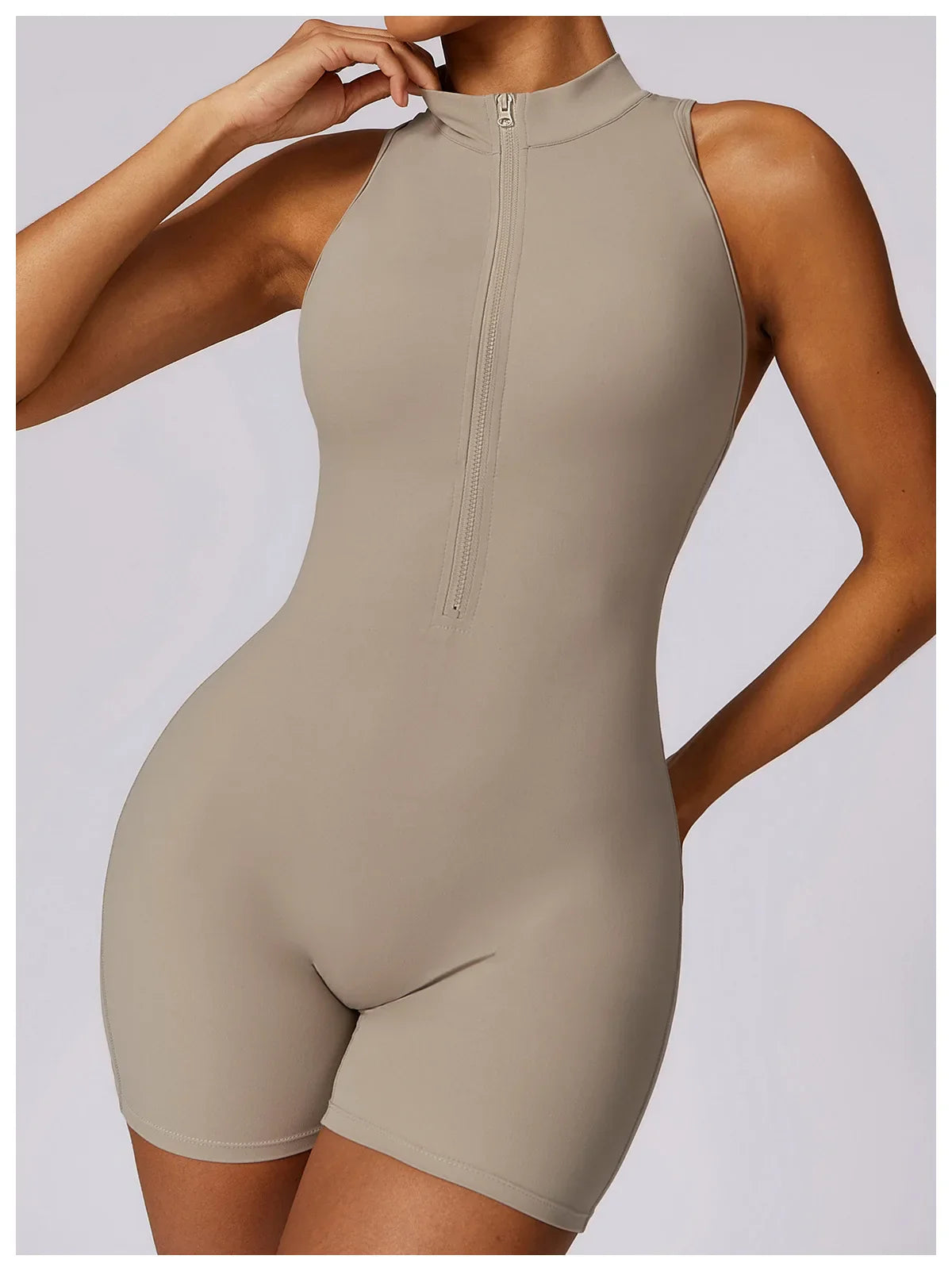 Women’s Sleeveless Slim Jumpsuit for Activewear
