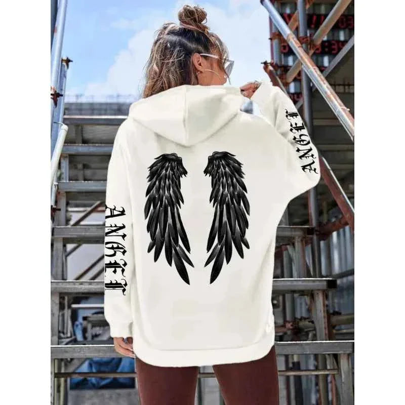 Sweat à capuche Femme Ailes d'Ange