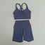 Women's Cross Back Yoga Set with Pockets
