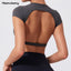 Crop Tops de Yoga Premium de Secado Rápido para Ropa Deportiva