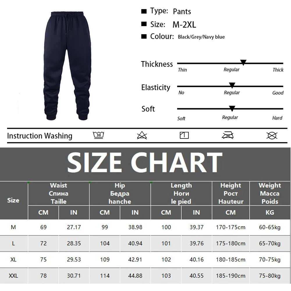Pantalones de chándal premium para hombres, comodidad y estilo