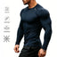 Camisa de Gimnasio de Manga Larga de Compresión para Hombre